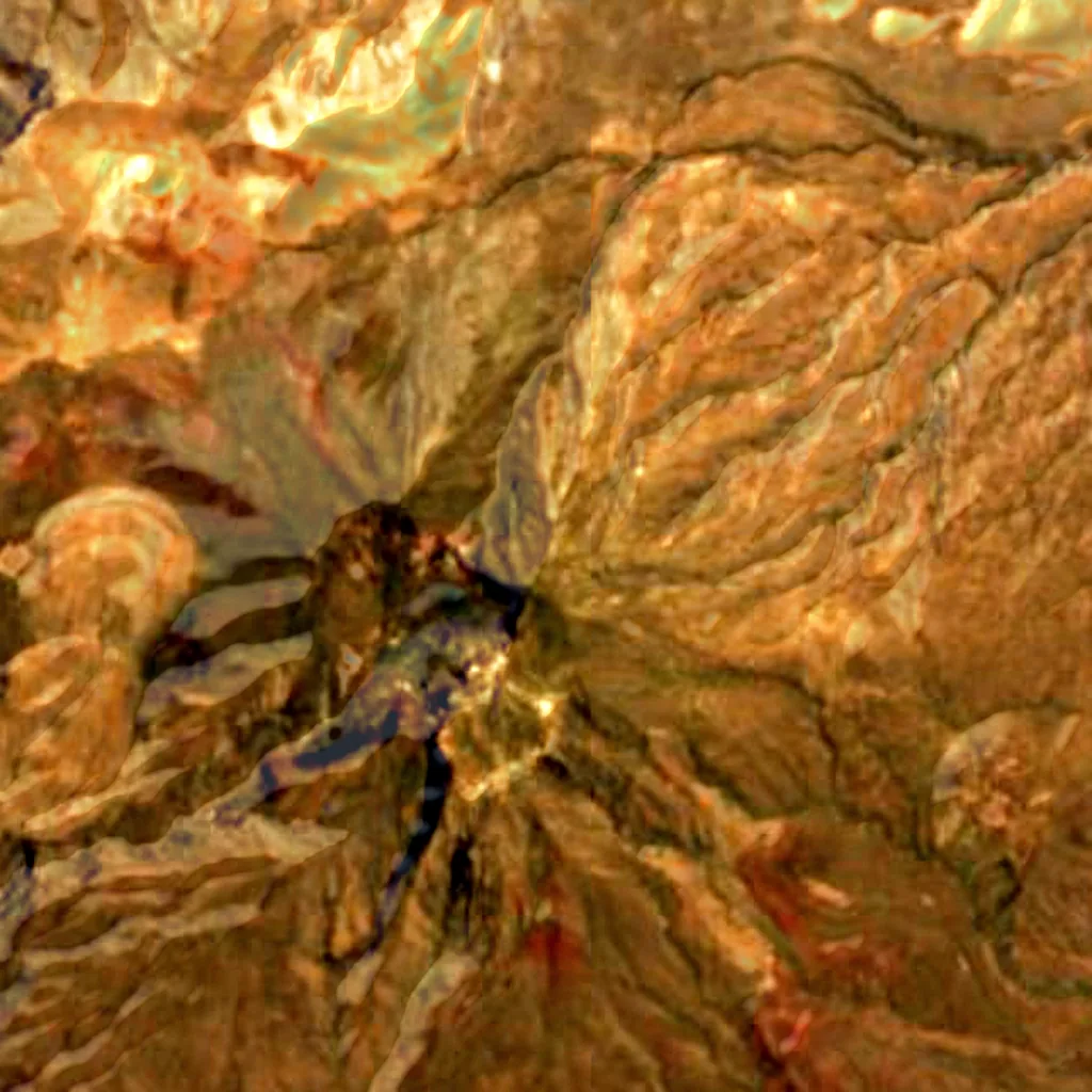 Mousa Alli von oben gesehen (Sentinel-2)
