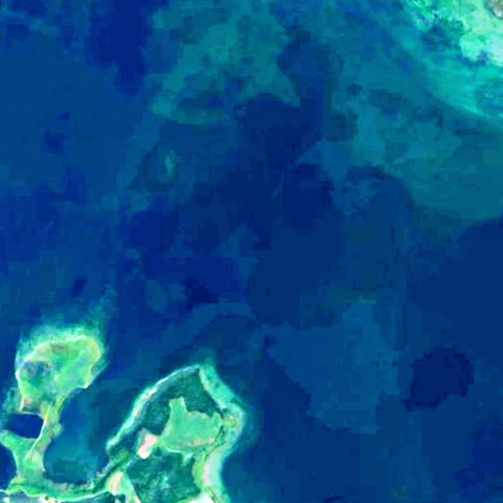 Müritz van boven gezien (Sentinel-2)