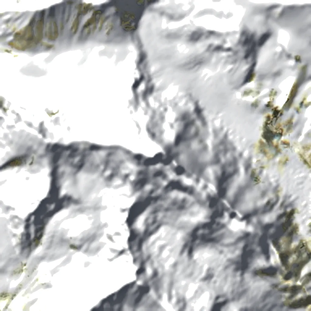 Muztagh Tower visto dall'alto (Sentinel-2)