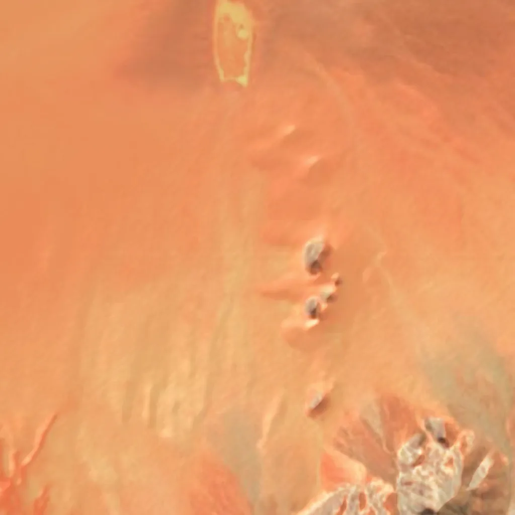 Namib-Rand-Naturpark von oben gesehen (Sentinel-2)
