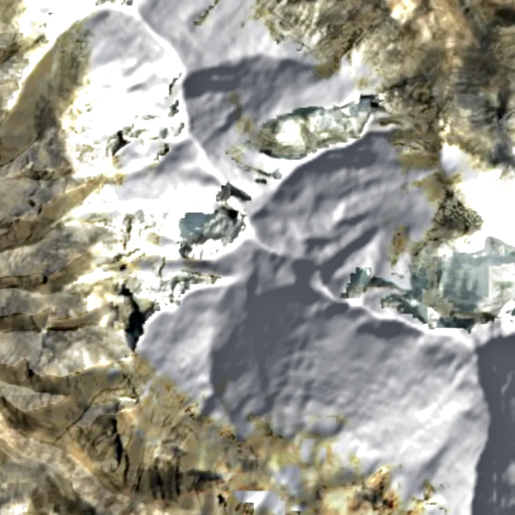 Nanda Devi visto desde arriba (Sentinel-2)