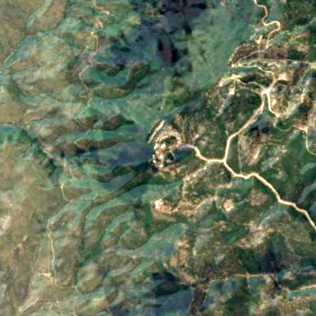 National Solar Observatory visto desde arriba (Sentinel-2)
