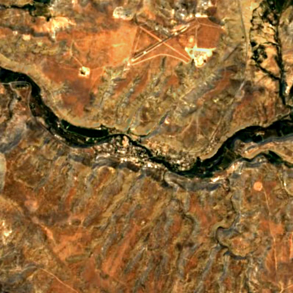 Naturita vu d'en haut (Sentinel-2)