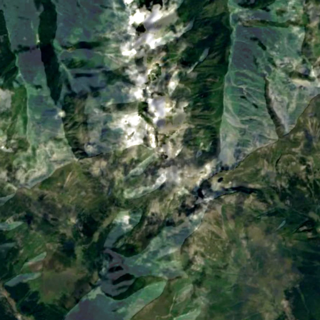 Negoiu vu d'en haut (Sentinel-2)