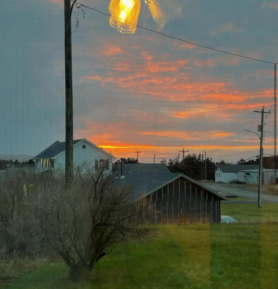 A photo of the main road on Three rock cove, Newfoundland