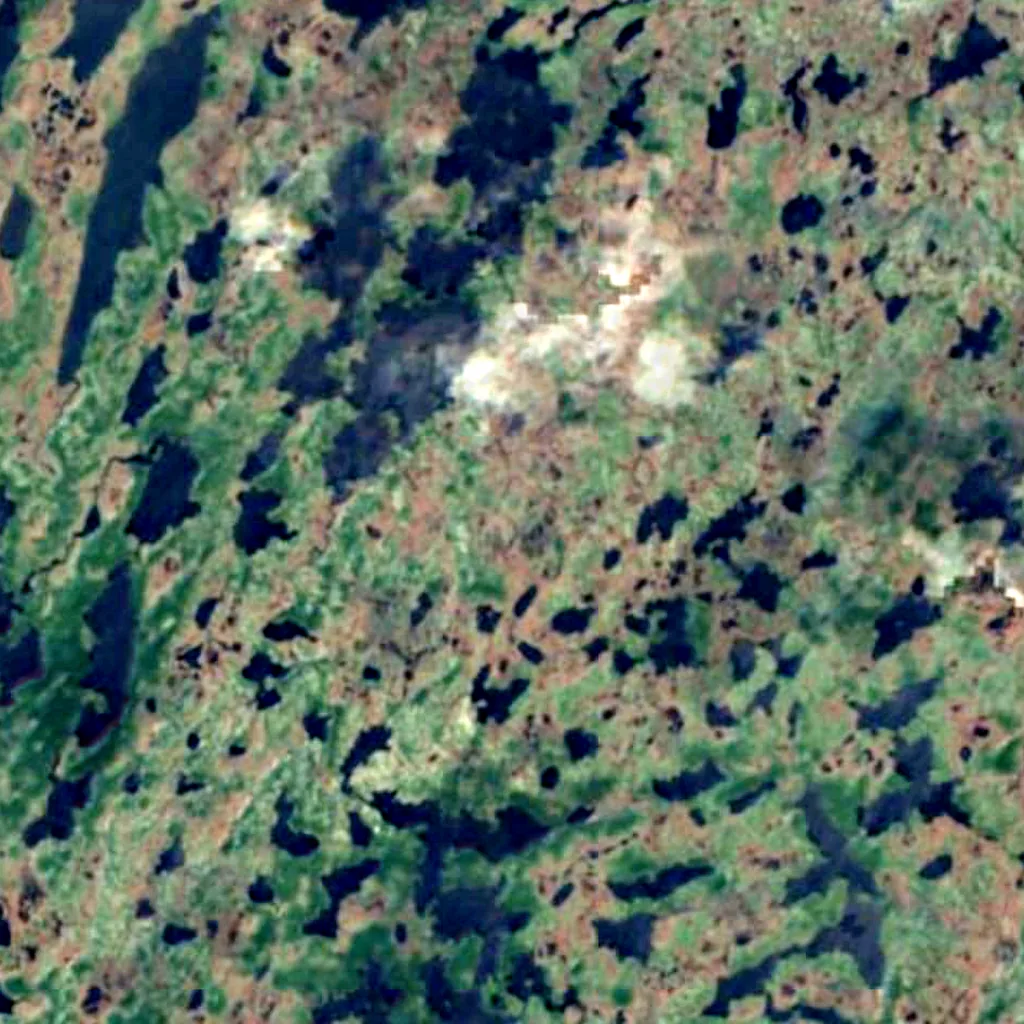 Newfoundland seen from above (Sentinel-2)