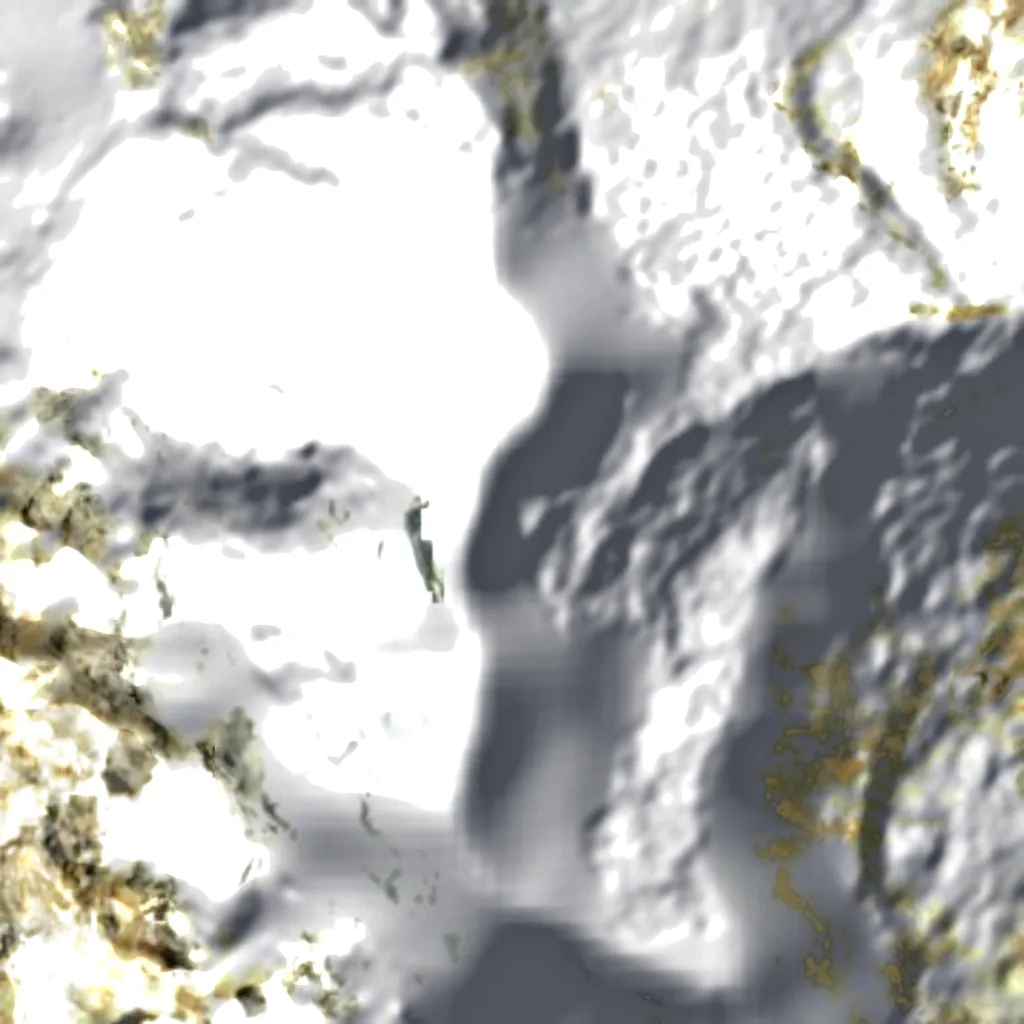Ngadi Chuli van boven gezien (Sentinel-2)