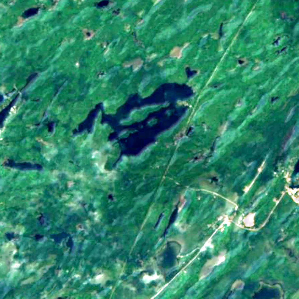 North Frontenac visto dall'alto (Sentinel-2)