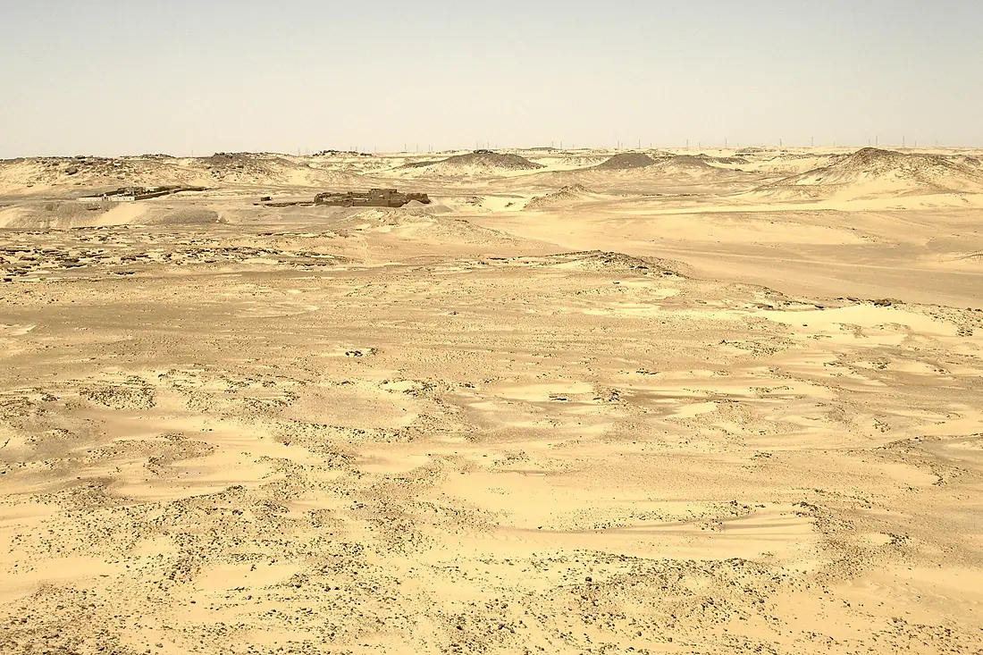 African Nubian desert near Aswan, Egypt