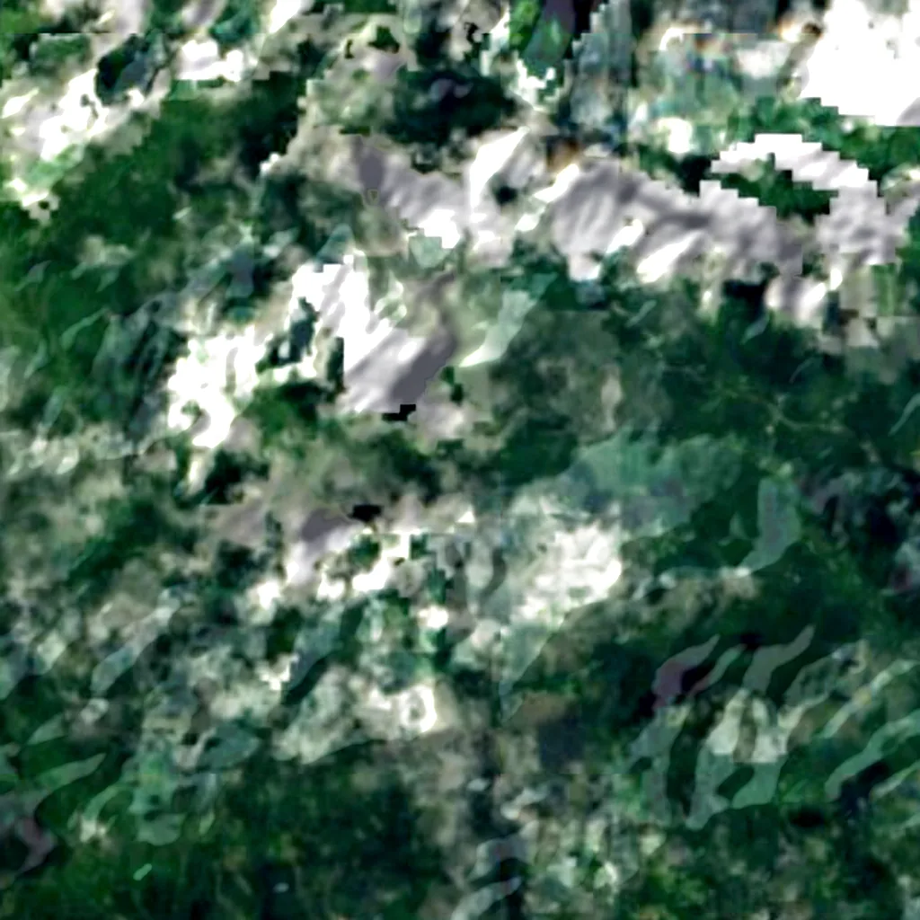 Nuku Hiva visto dall'alto (Sentinel-2)
