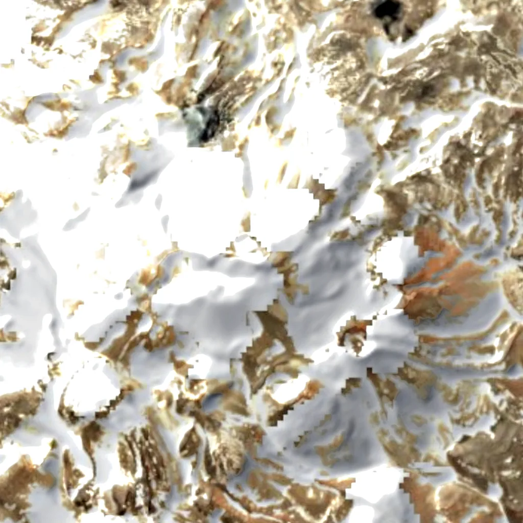 Nevado Ojos del Salado visto desde arriba (Sentinel-2)