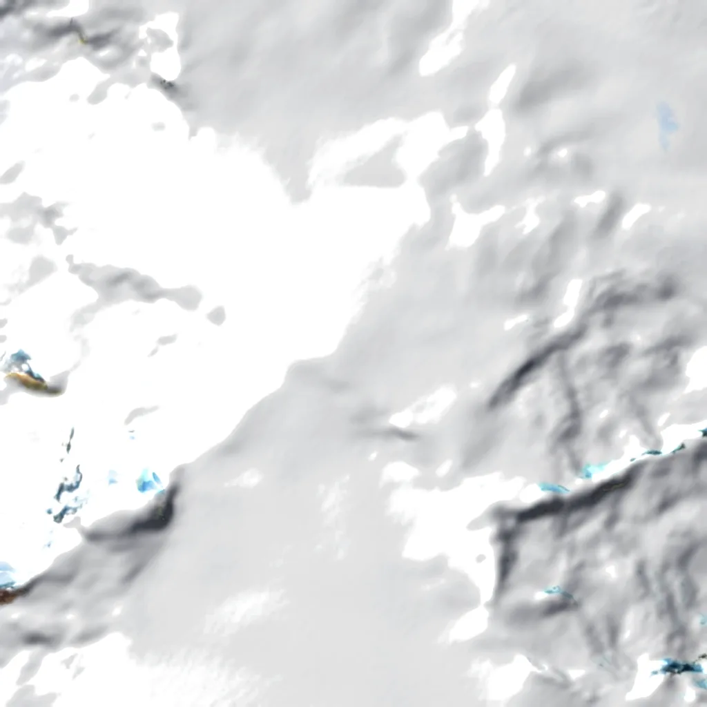 Öræfajökull visto dall'alto (Sentinel-2)