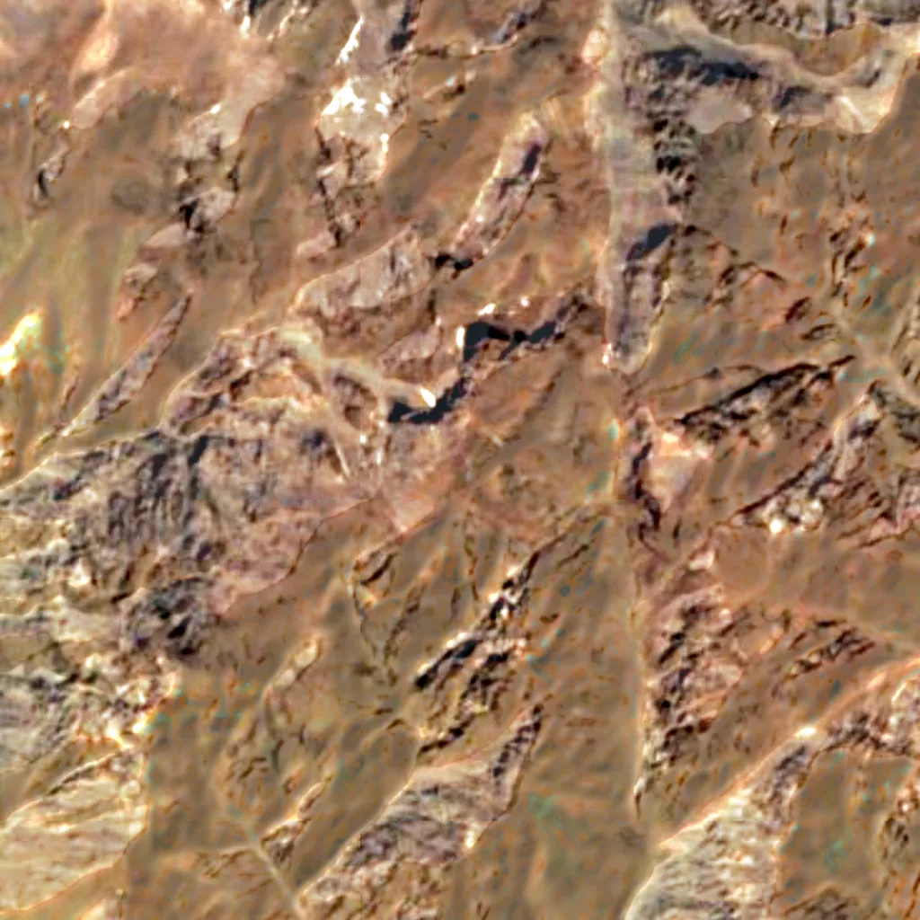 Jbel Ouanoukrim von oben gesehen (Sentinel-2)