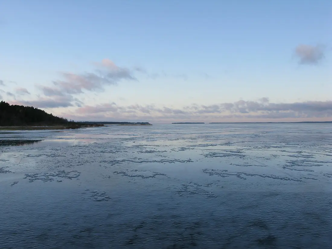 Oulujärvi Paltaselkä joulukuu