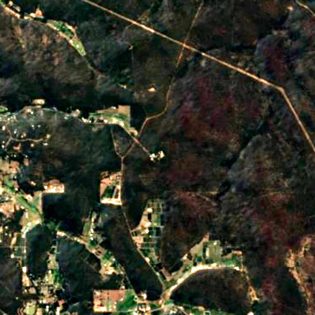 Perth-Observatorium von oben gesehen (Sentinel-2)