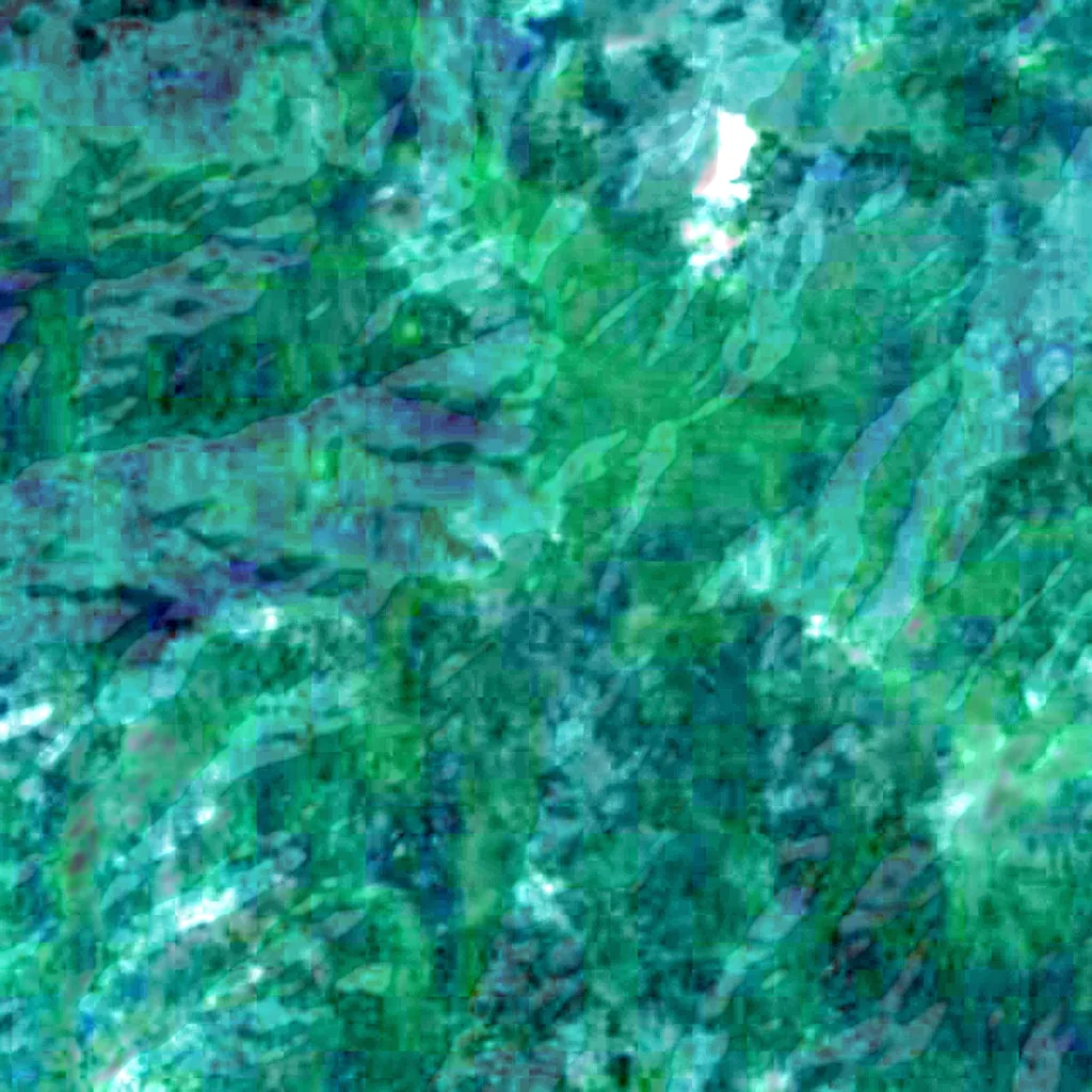 Phnom Aural von oben gesehen (Sentinel-2)