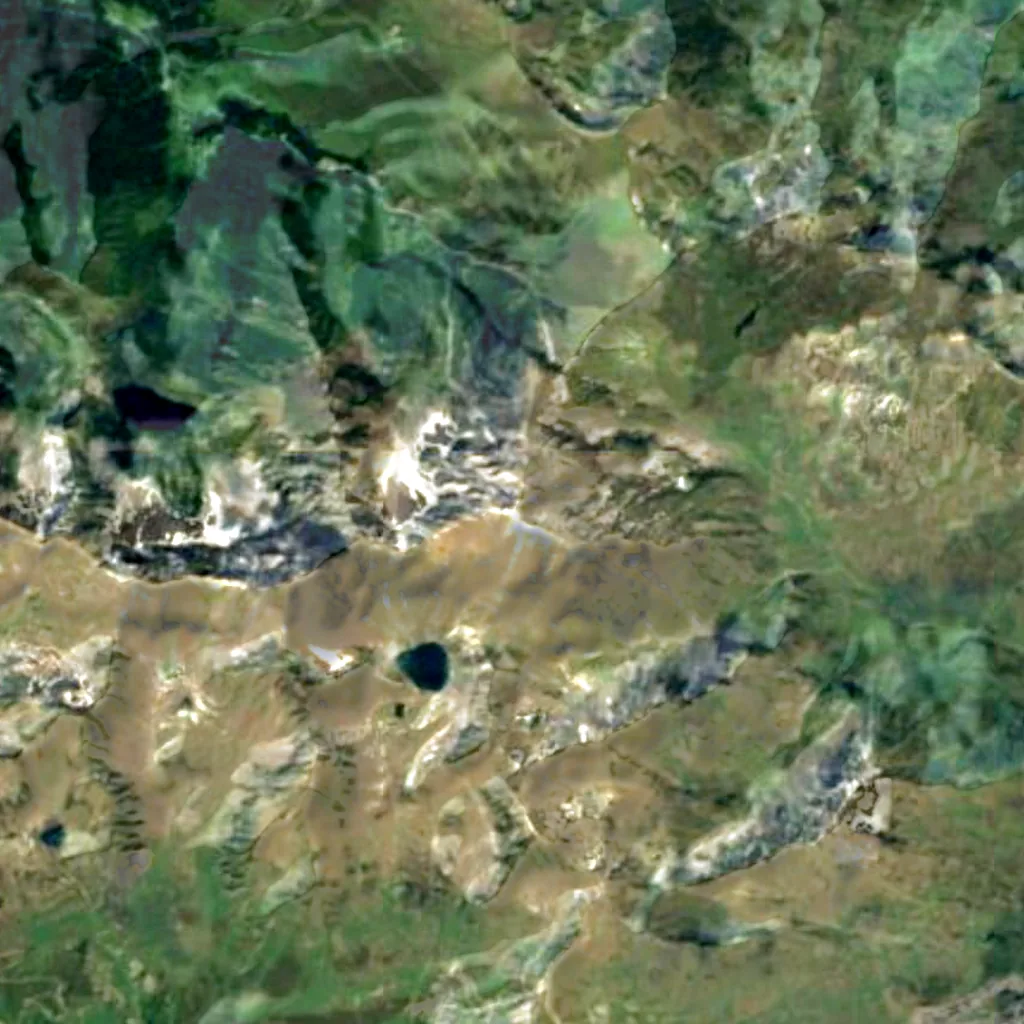 Pic du Midi de Bigorre von oben gesehen (Sentinel-2)
