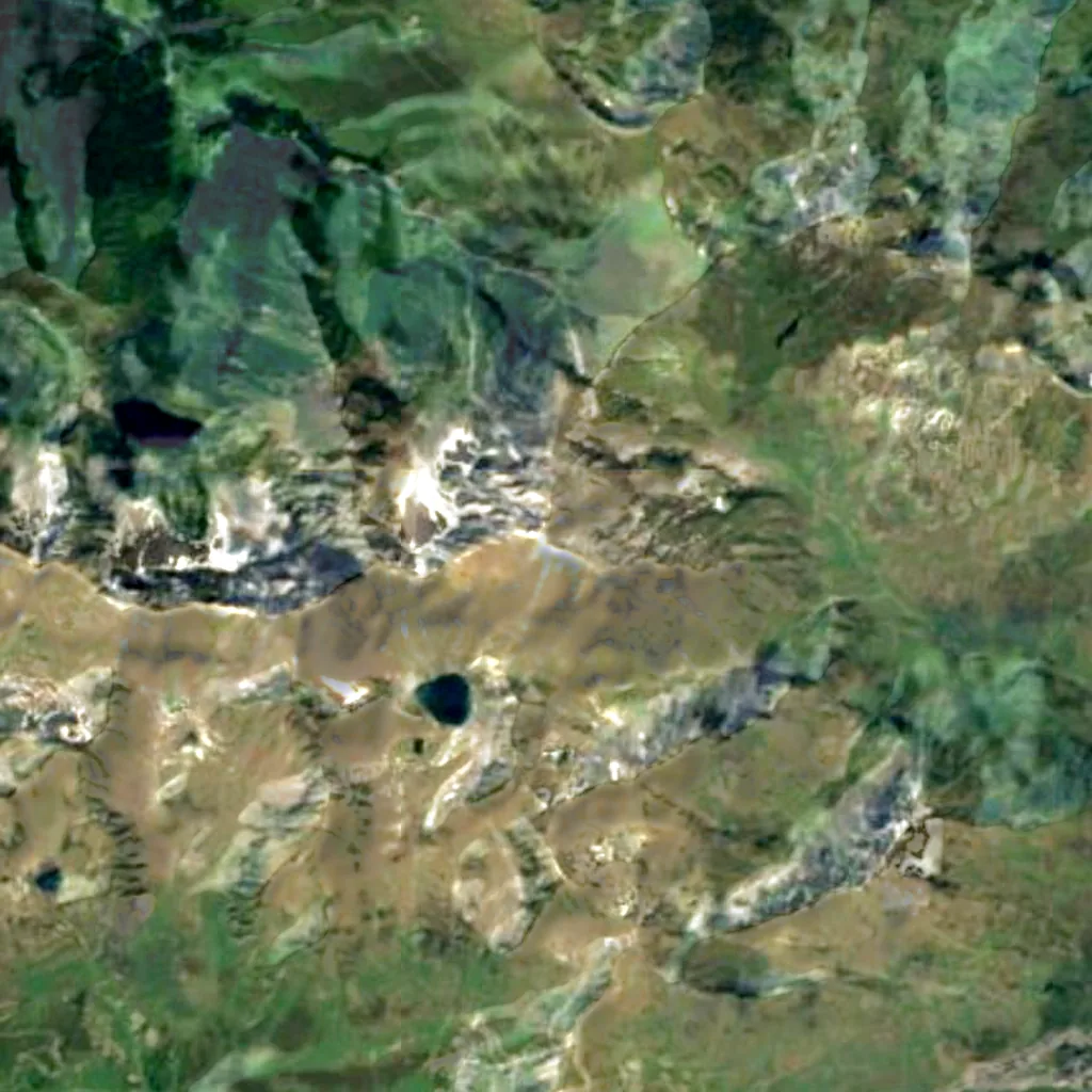 Pic du Midi Observatory von oben gesehen (Sentinel-2)