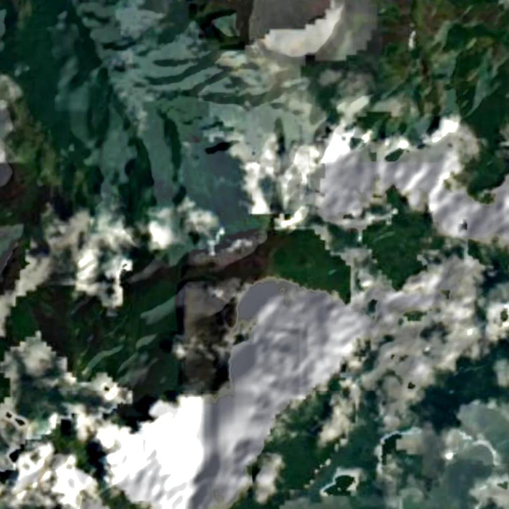 Pico da Neblina seen from above (Sentinel-2)