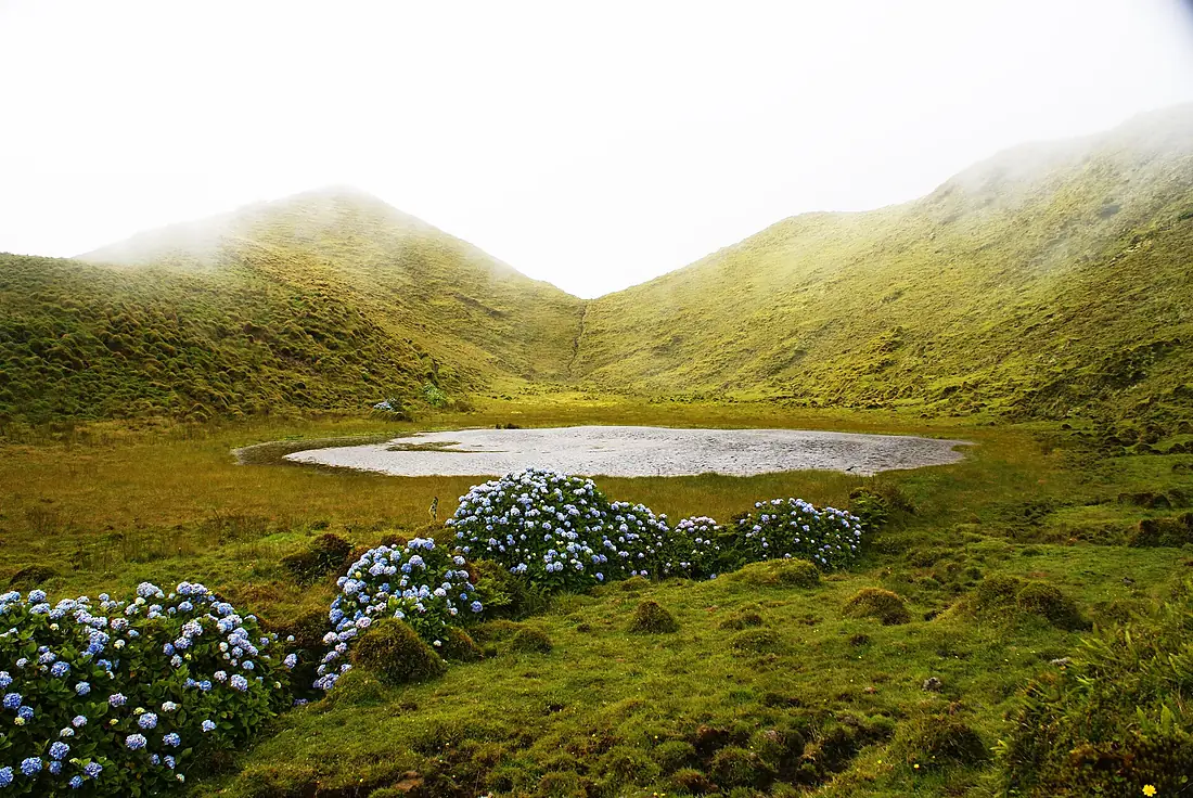 Lagoa dos Grotões, concelho da Lajes do Pico, ilha do Pico, Açores, Portugal