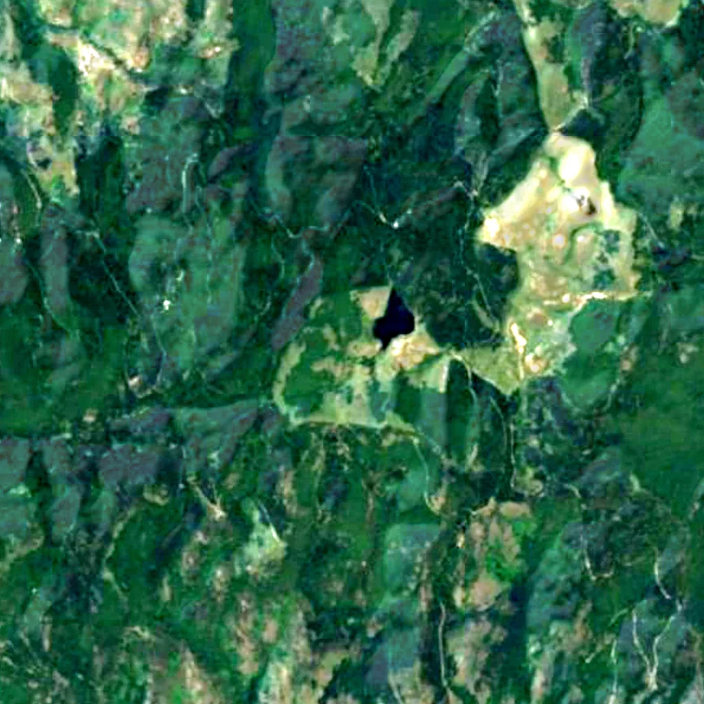 Pises-Observatorium von oben gesehen (Sentinel-2)