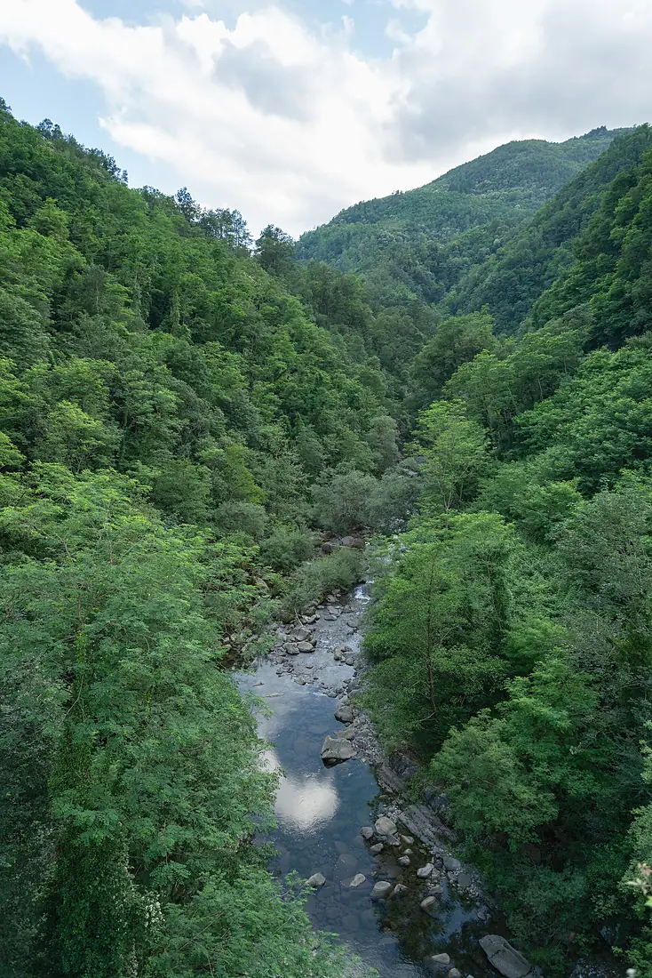 Fiume Lima - San Marcello Piteglio, Pistoia, Italia - 2 Luglio 2023 01