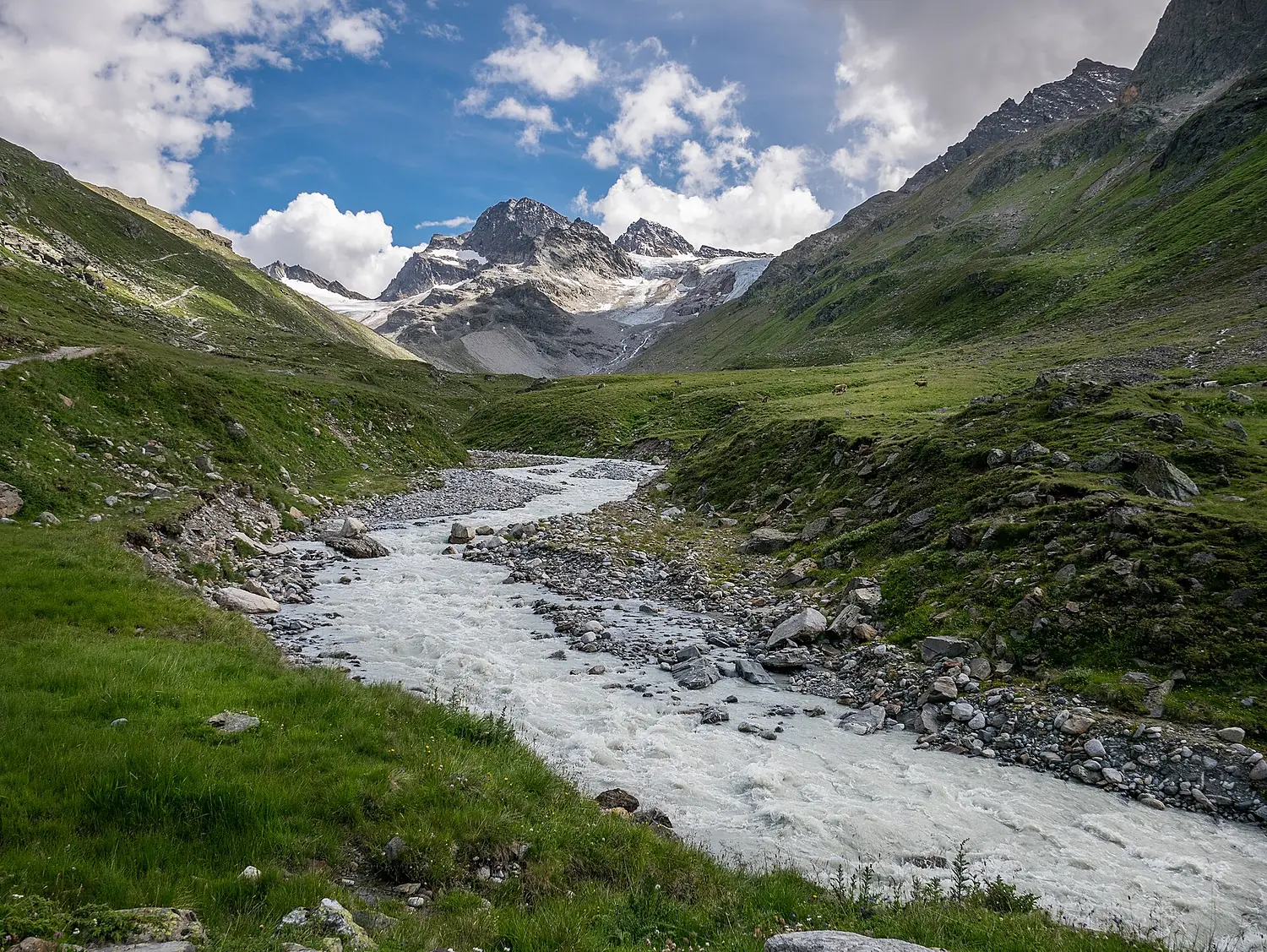 Ochsental - Ill und Piz Buin 01