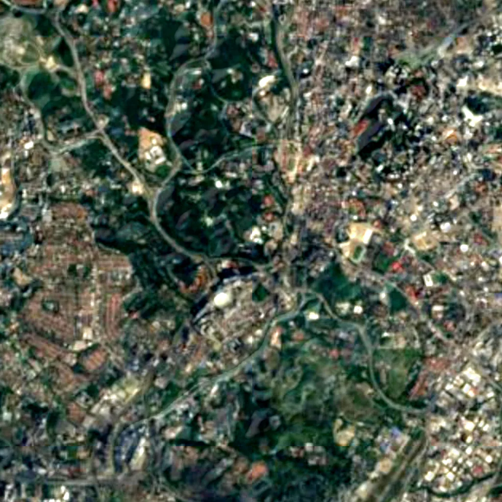 Planetarium Negara visto dall'alto (Sentinel-2)