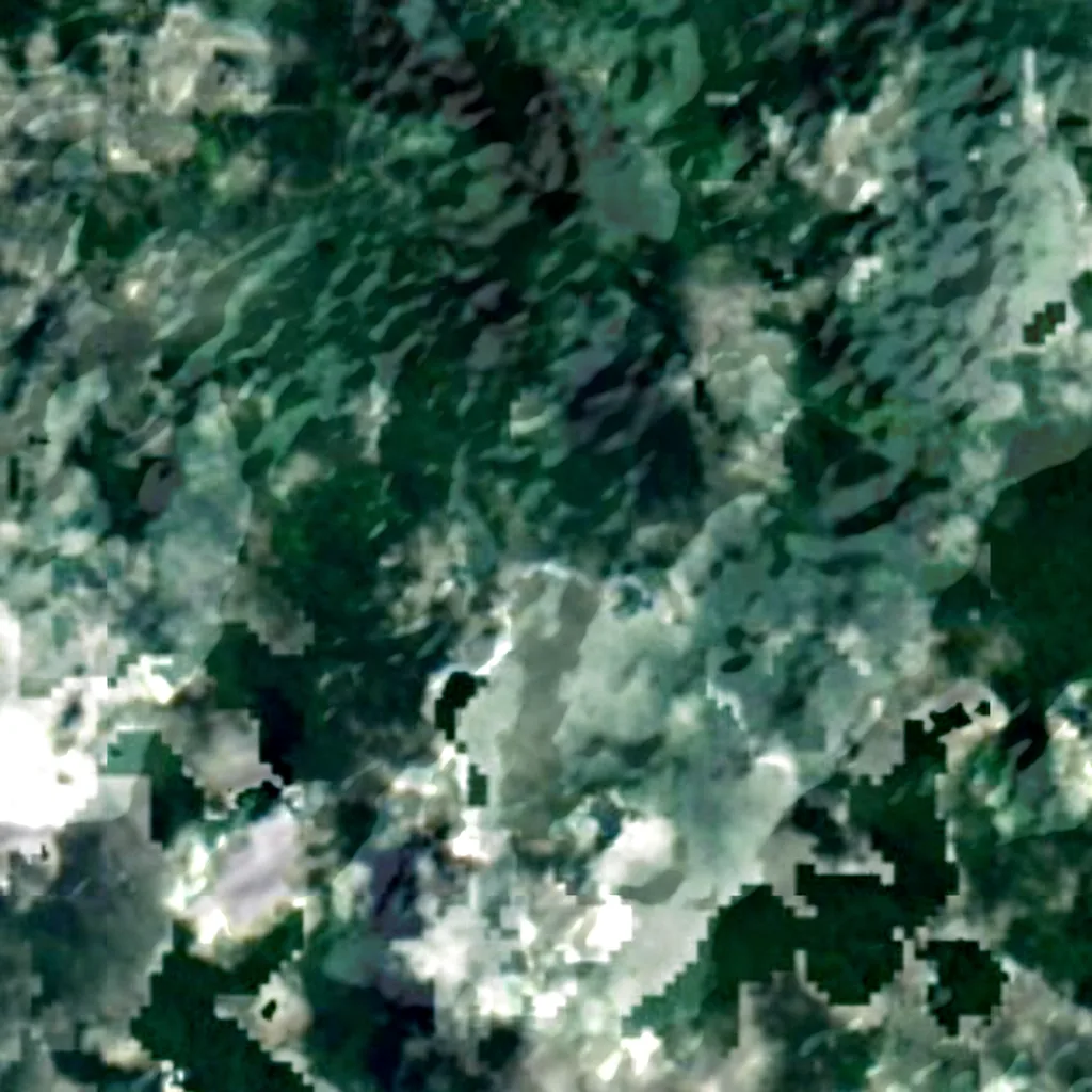 Pohnpei van boven gezien (Sentinel-2)