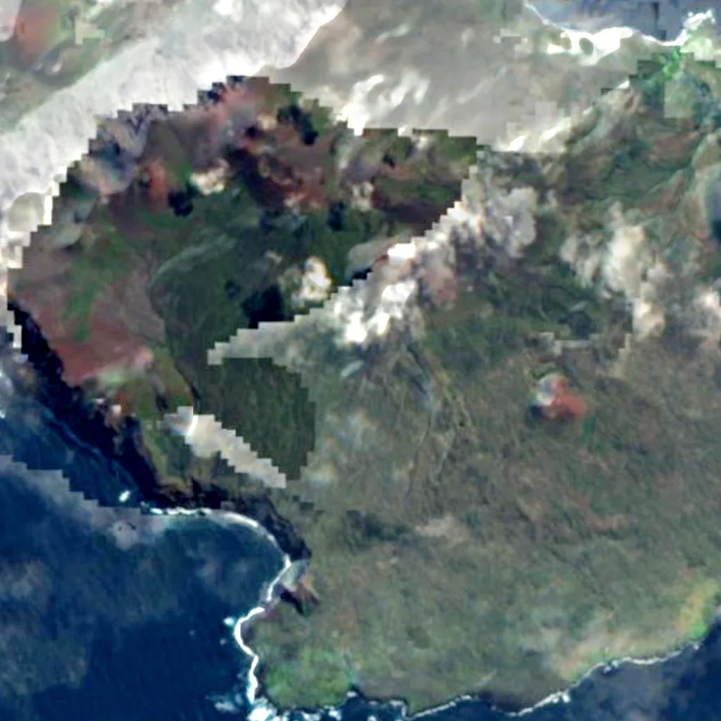 Prince Edward Island visto dall'alto (Sentinel-2)