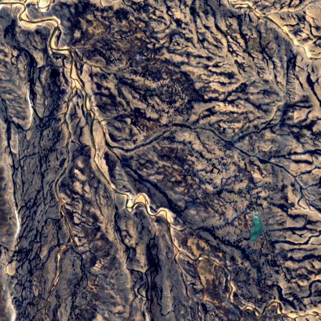 Ilha Prince Patrick visto de cima (Sentinel-2)