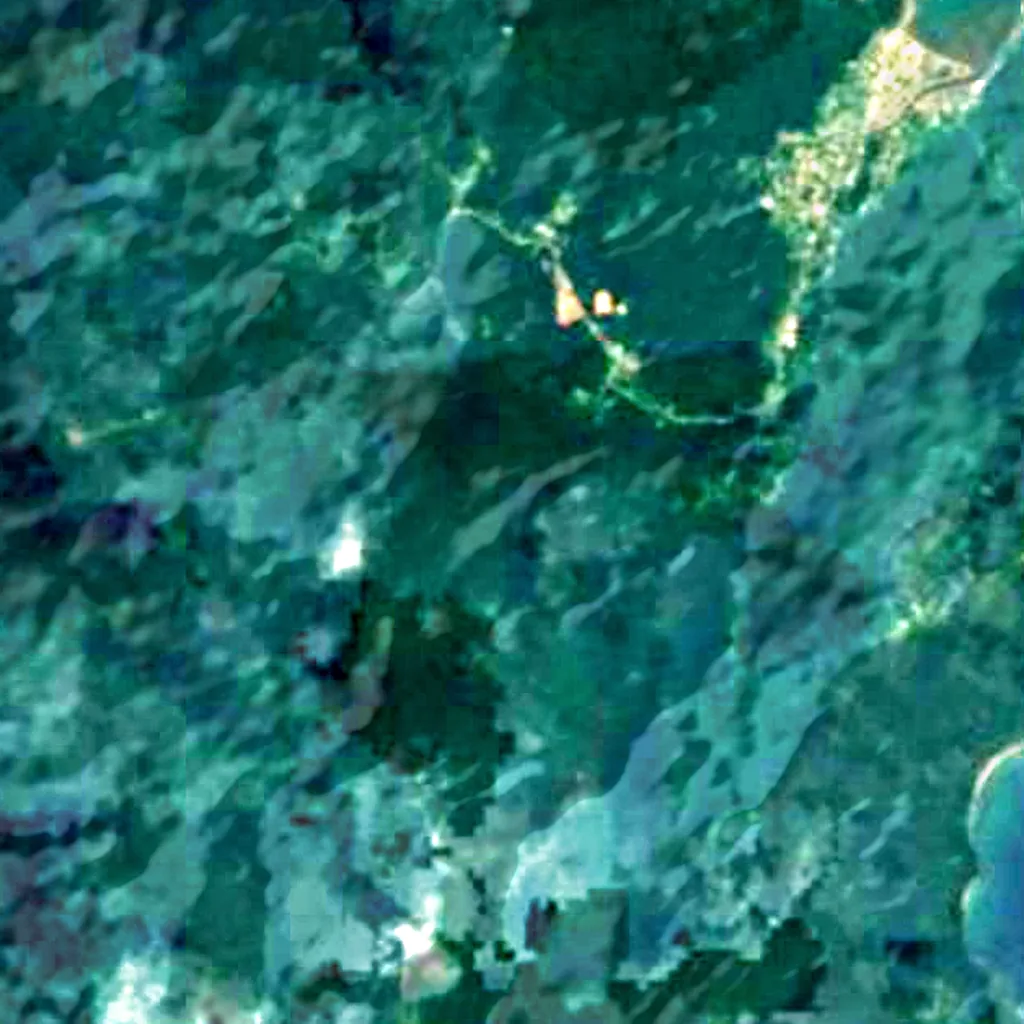 Príncipe visto dall'alto (Sentinel-2)