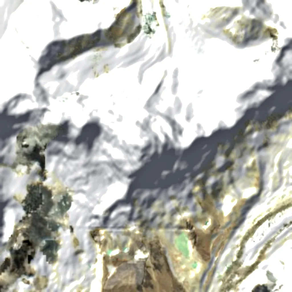 Pumori von oben gesehen (Sentinel-2)