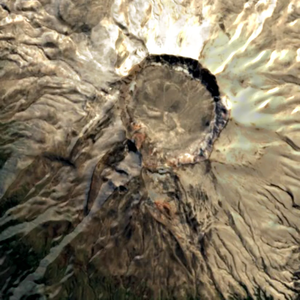 Puyehue von oben gesehen (Sentinel-2)