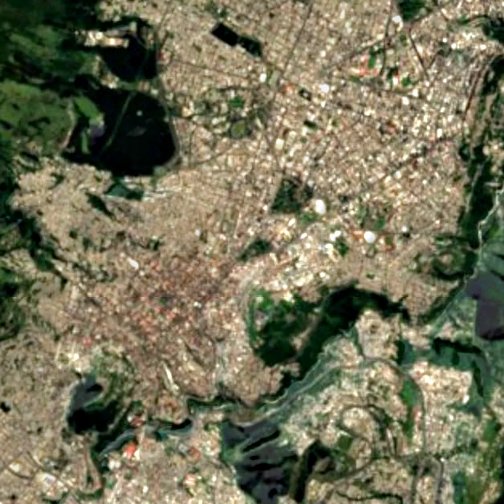 Quito Astronomical Observatory seen from above (Sentinel-2)