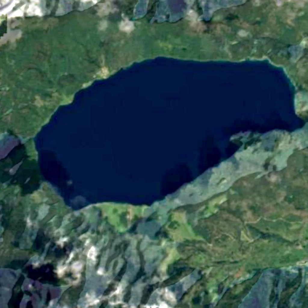 Rara Lake visto dall'alto (Sentinel-2)