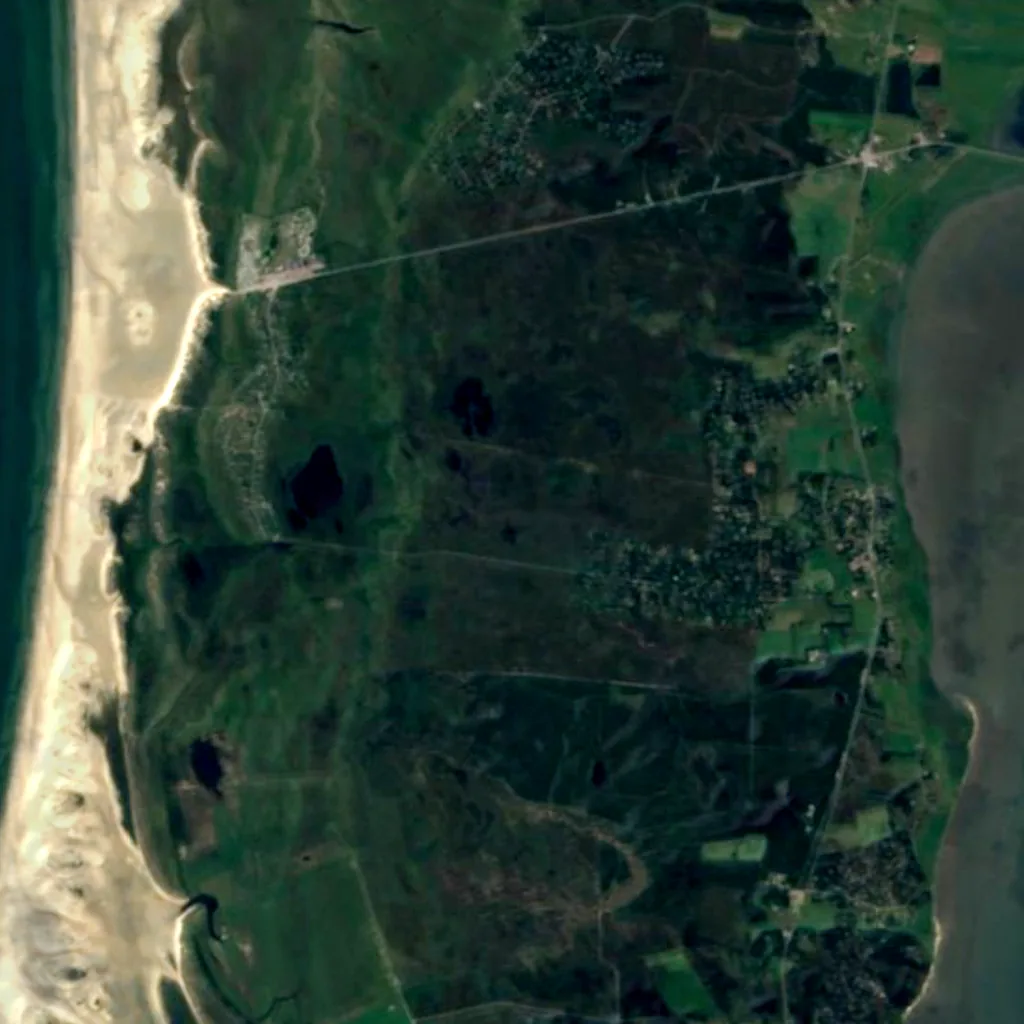 Rømø seen from above (Sentinel-2)