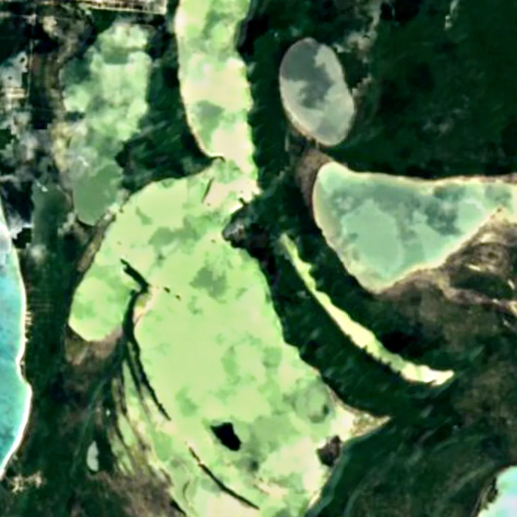 San Salvador von oben gesehen (Sentinel-2)