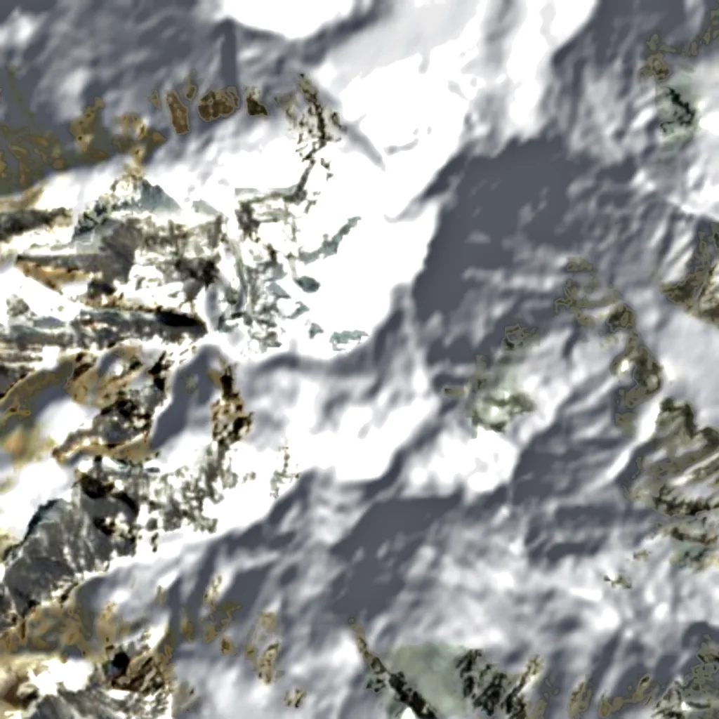 Saraghrar van boven gezien (Sentinel-2)