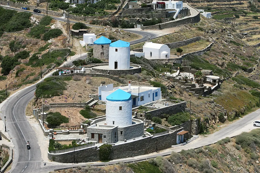 Windmills under Kastro of Sifnos, 153478