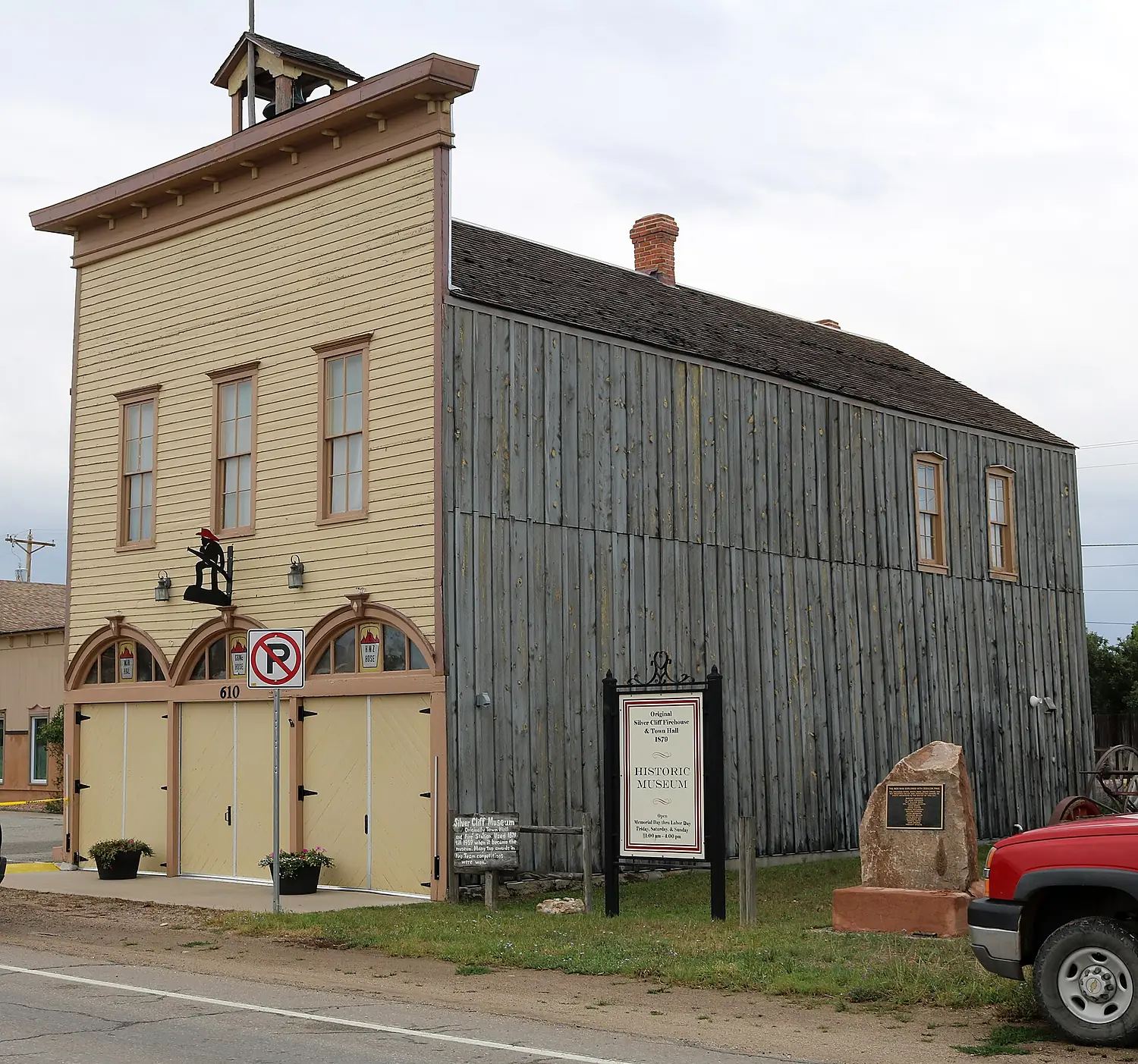 Original Silver Cliff Firehouse & Town Hall