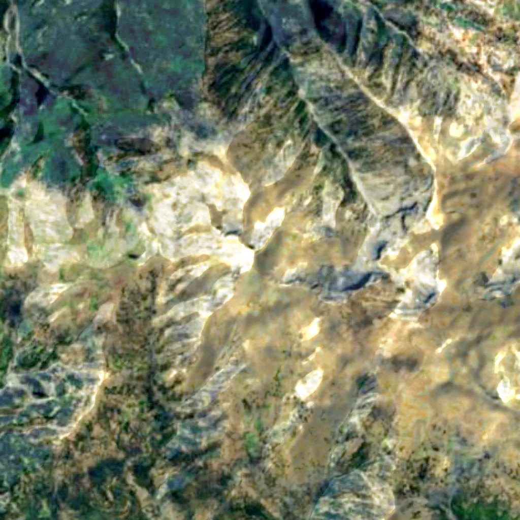 Smolikas seen from above (Sentinel-2)
