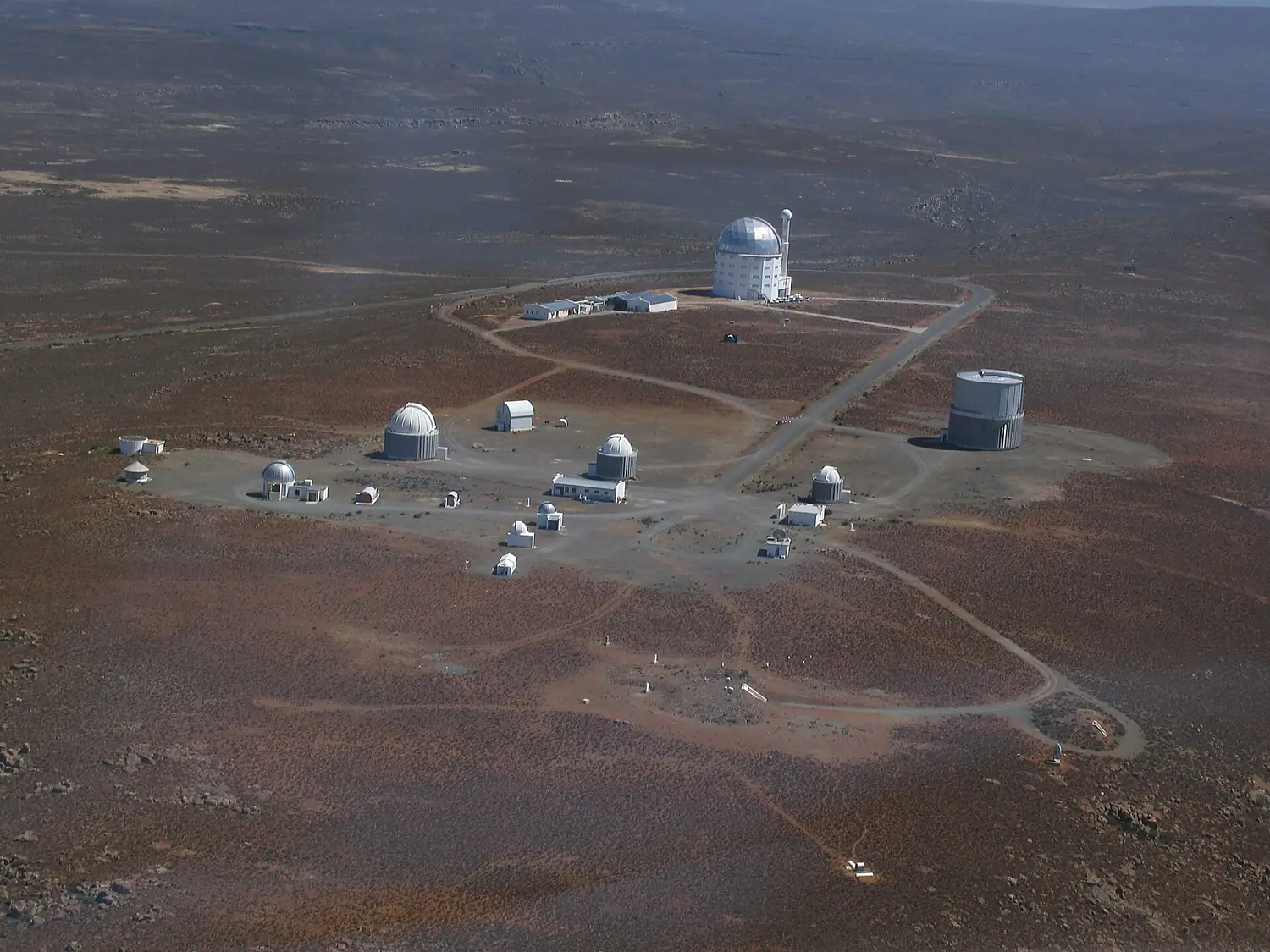 South African Astronomical Observatory (sutherland aerial view)