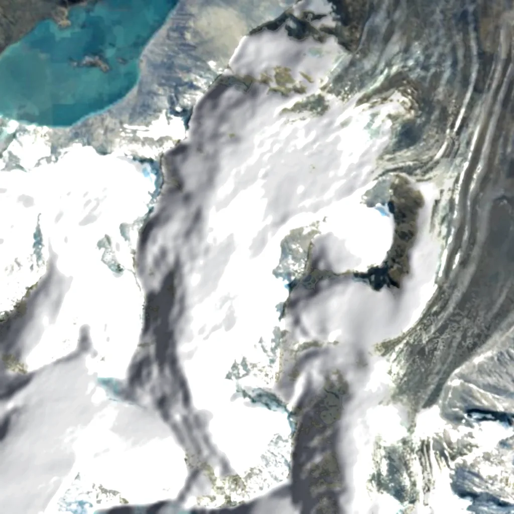 Südgeorgien von oben gesehen (Sentinel-2)
