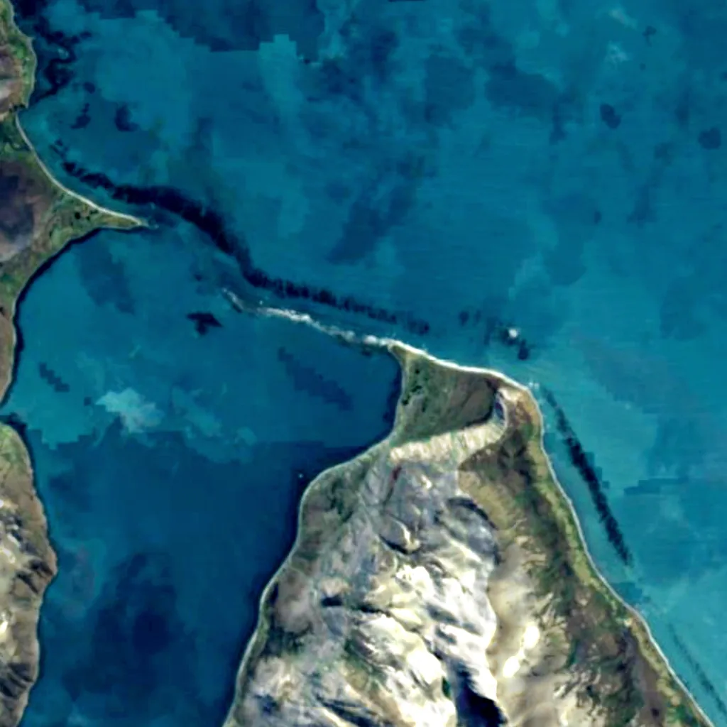 Sudan Beach seen from above (Sentinel-2)