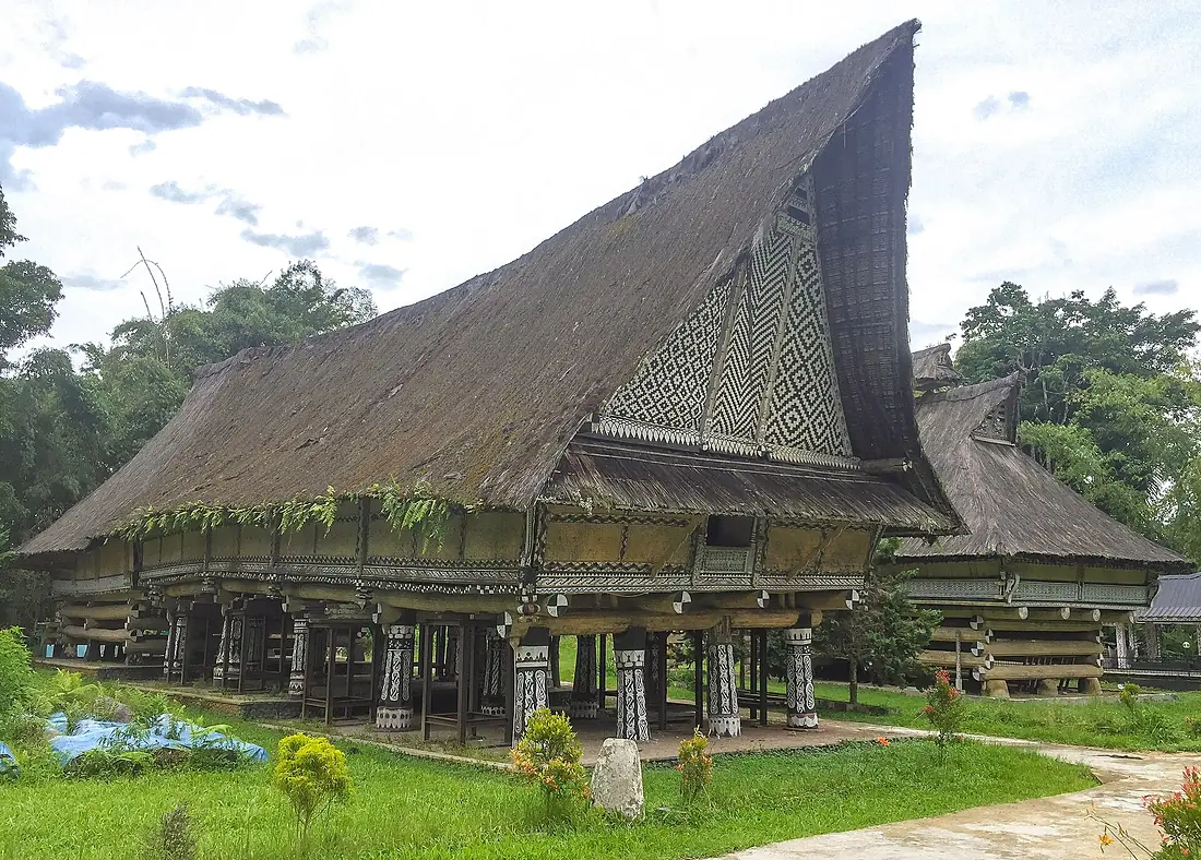 Rumah Bolon Pamatang Purba - Rumah Adat Batak Simalungun (Batak Simalungun House) (01)