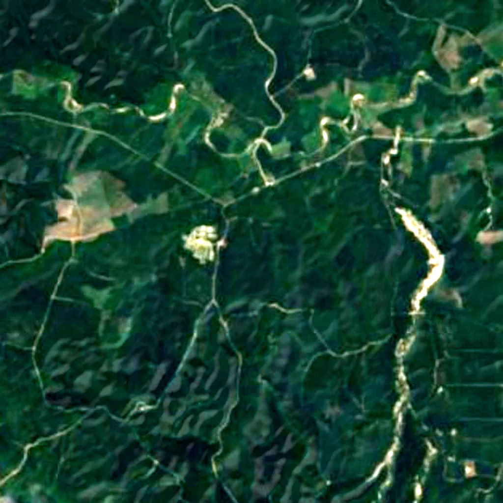 Sumatra visto de cima (Sentinel-2)