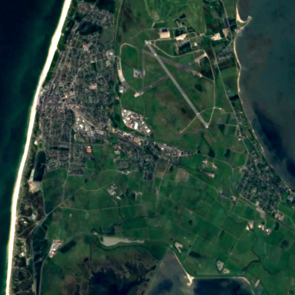 Sylt van boven gezien (Sentinel-2)