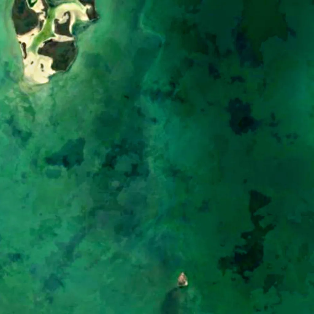 Sivaš visto dall'alto (Sentinel-2)