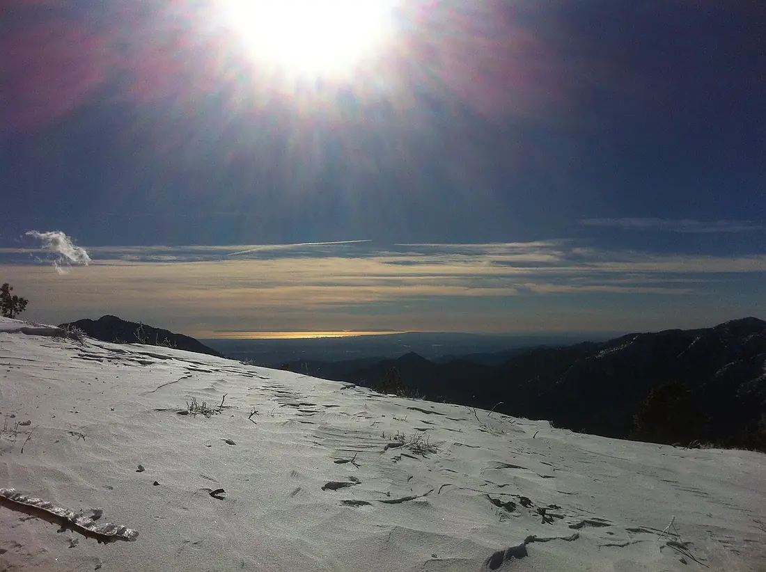Los Angeles basin from Mountain High East, Wrightwood California, December 2010 - panoramio